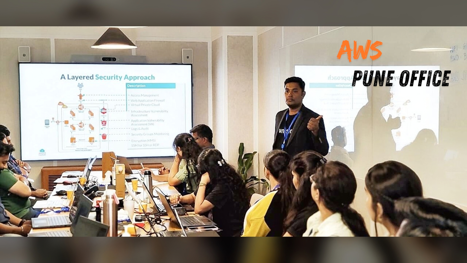 AWS Pune office event